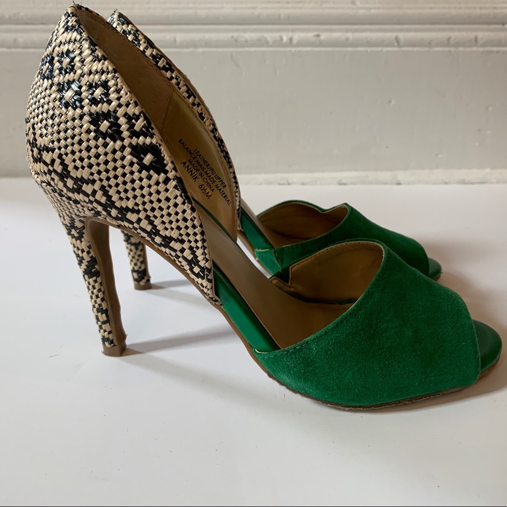 Levity open toe heels